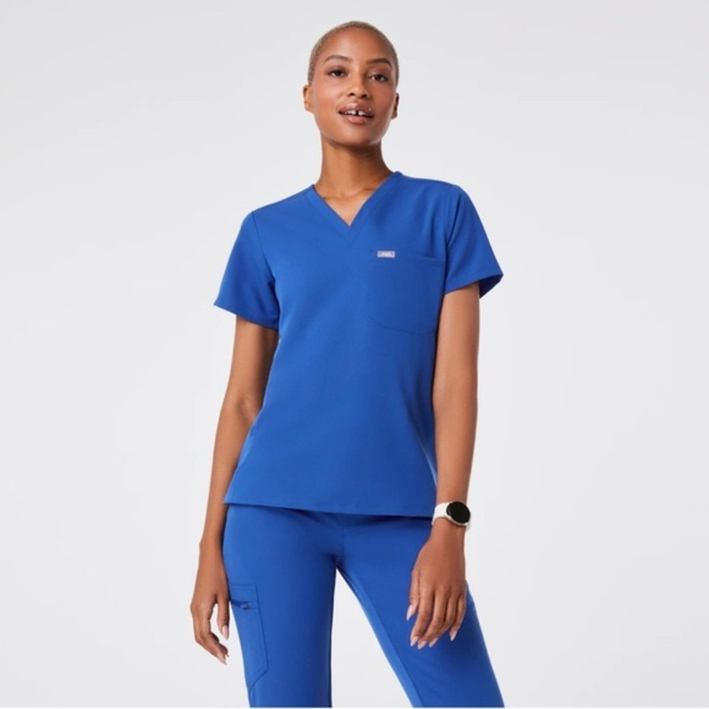 Figs Winning Blue Scrub Set